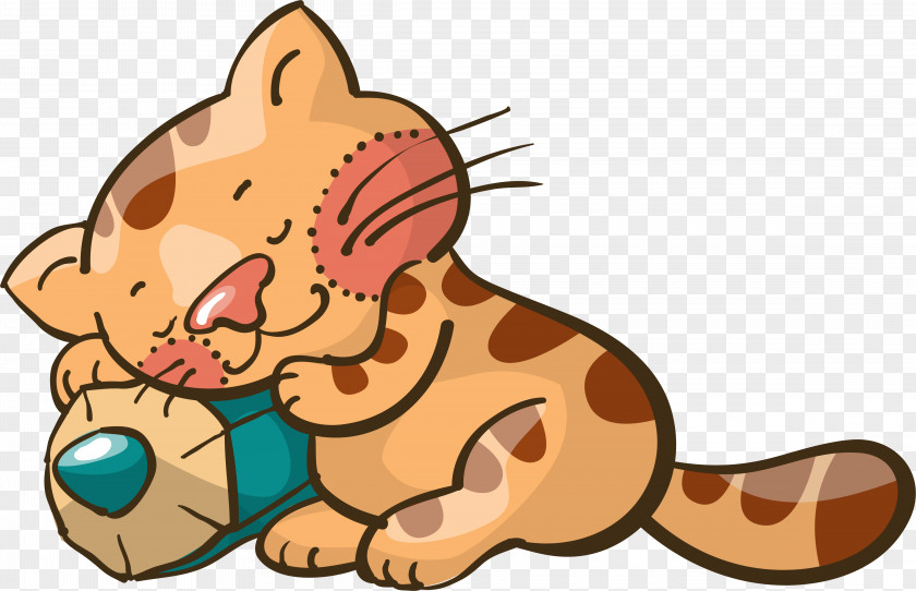 ANIMAL CARTOON Cat Kitten Pencil Cartoon PNG