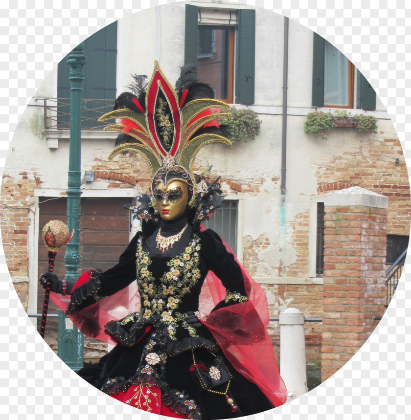 Carnival Venice Mask Costume PNG
