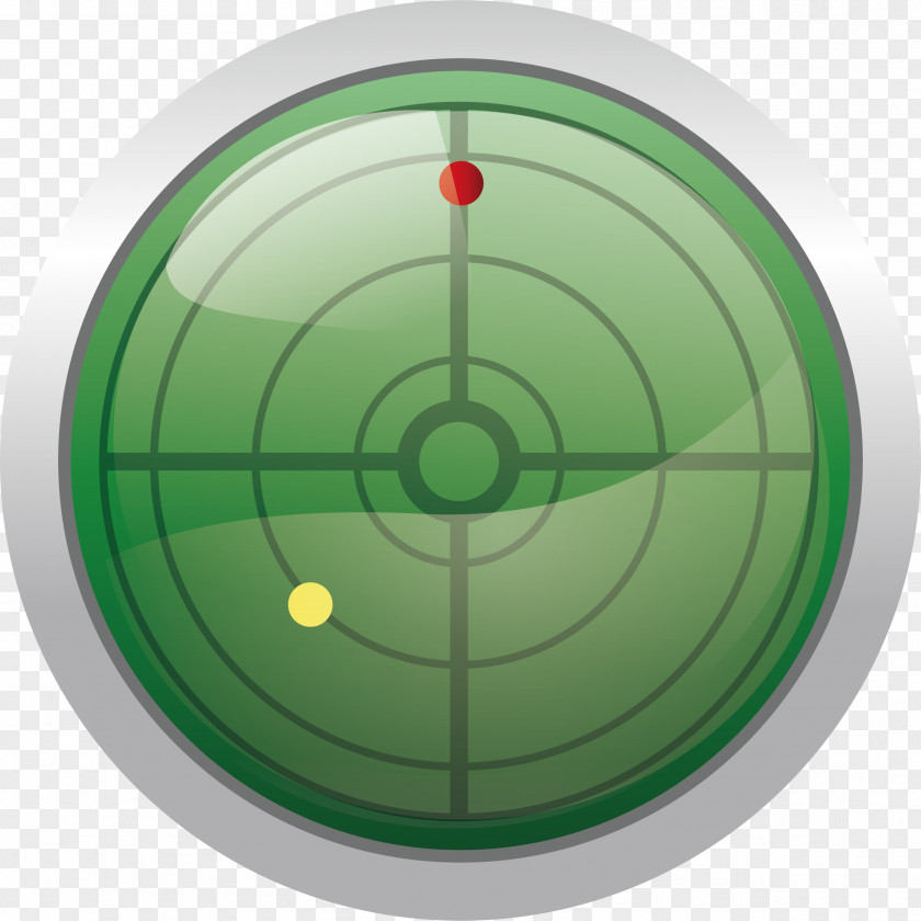 Cartoon Green Shooting Target Illustration PNG