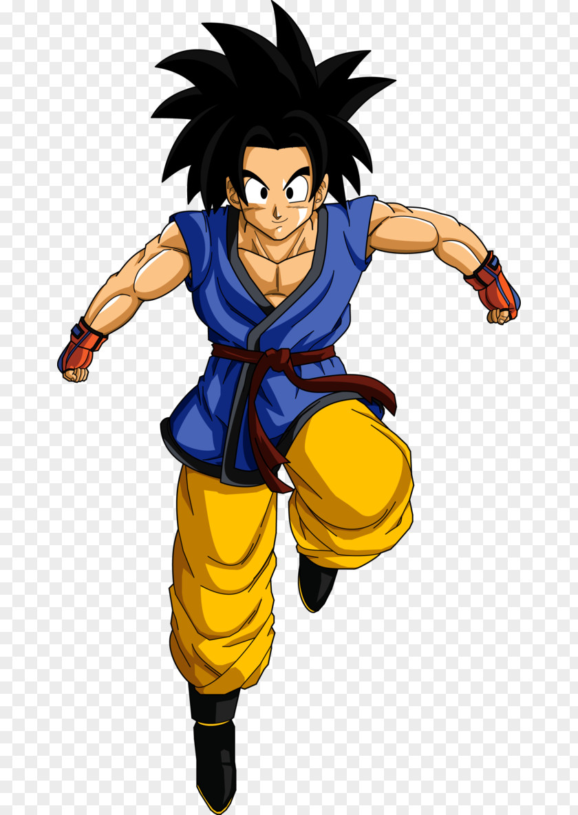 Goku Goten Majin Buu Videl Mr. Satan PNG