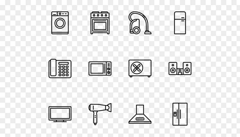 Household Electric Appliances Paper Drawing White Technology PNG
