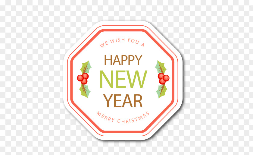 Fresh And Beautiful Card Tag Chinese New Year Christmas Clip Art PNG