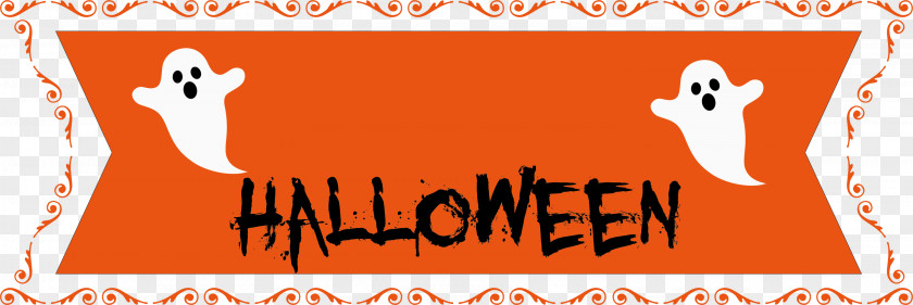 Happy Halloween Banner PNG