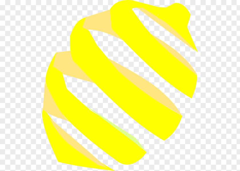 Lemon Yellow Peel Clip Art PNG