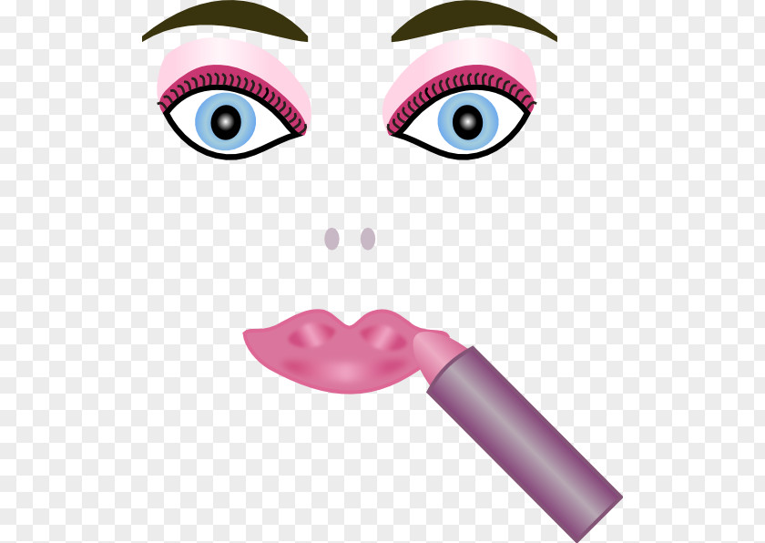 Makeup Cliparts Cosmetics Lipstick Brush Face Clip Art PNG