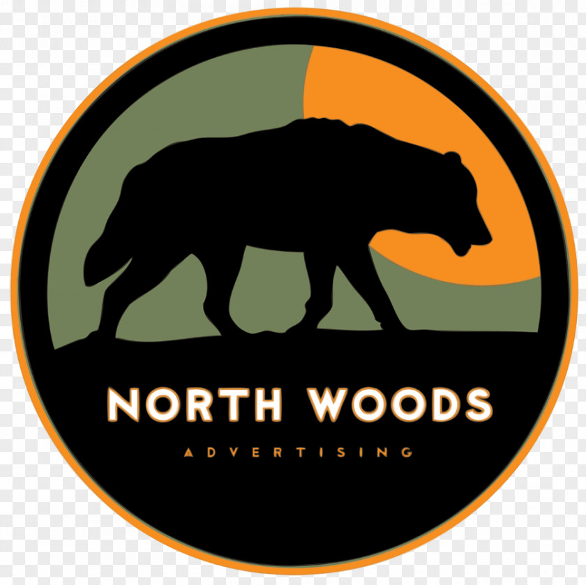 Oval Logo North Woods Advertising Graphic Design PNG