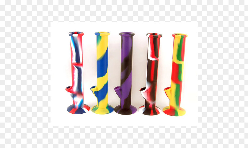 0091 Bong Smoking Pipe Plastic Color Glass PNG