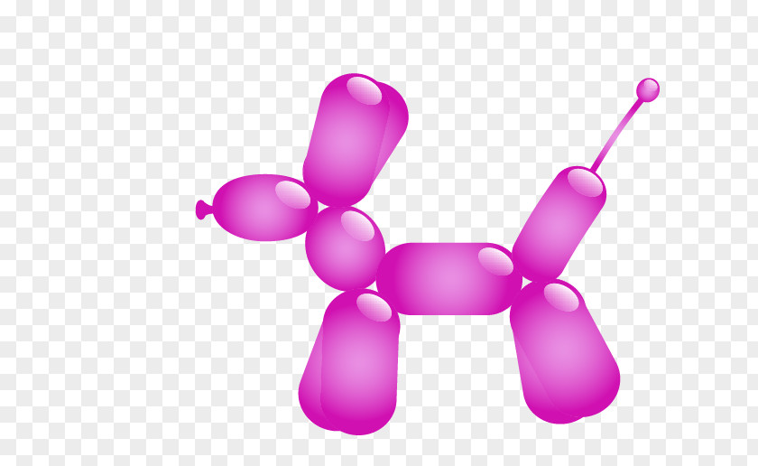 Balloon Dog Poodle Clip Art PNG