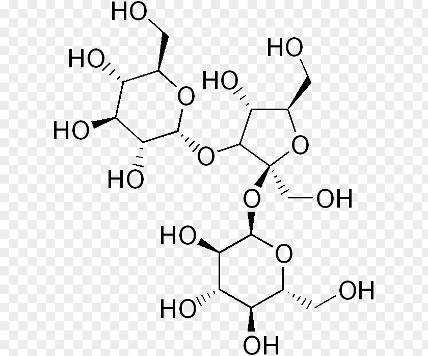 Gomas Melezitose Trisaccharide Inositol Oligosaccharide Carbohydrate PNG