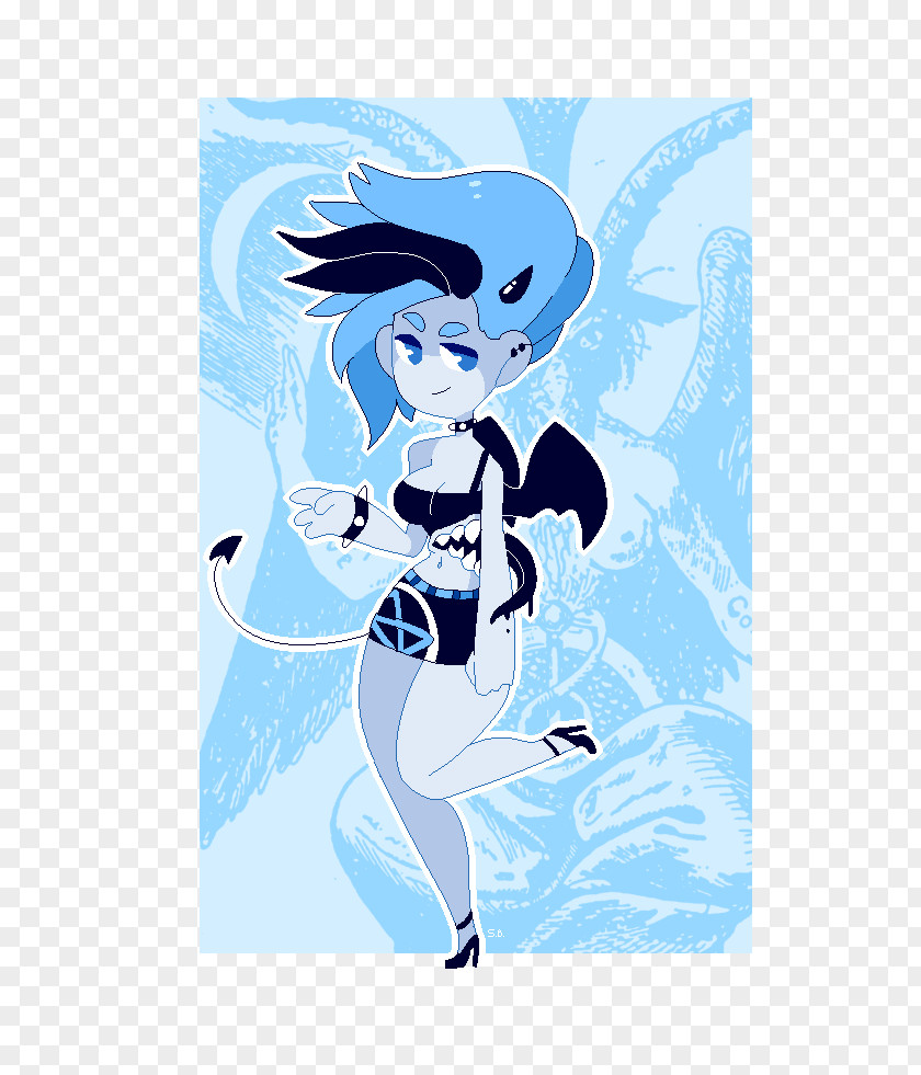 Mermaid Vertebrate Cartoon Poster PNG