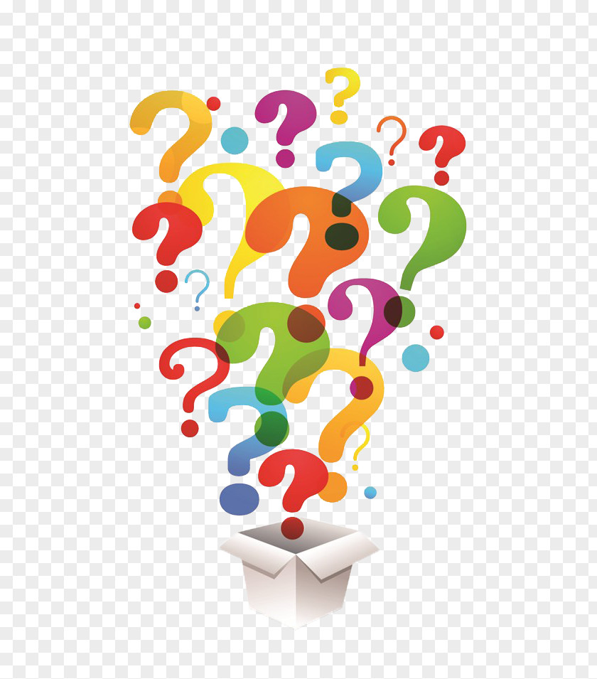 Brilliant Color Question Mark Stock Photography Clip Art PNG