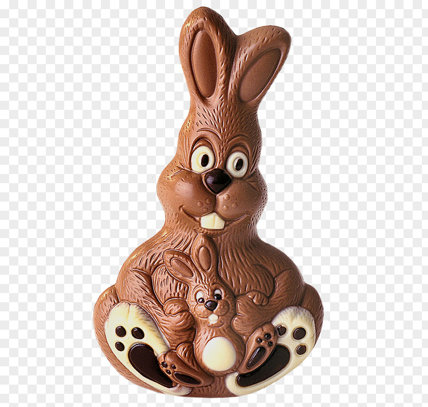 Chocolate Easter Bunny Figurine PNG