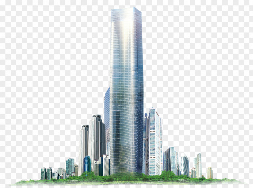 City High-rise Building PNG