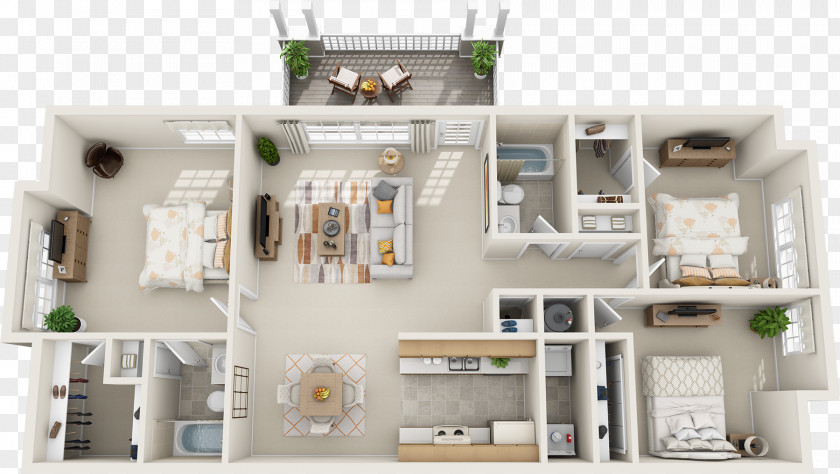 House Plan Floor Bedroom Design PNG