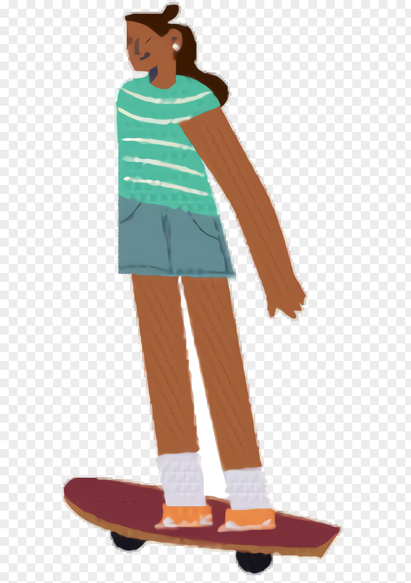 Style Knee Skateboard Standing PNG