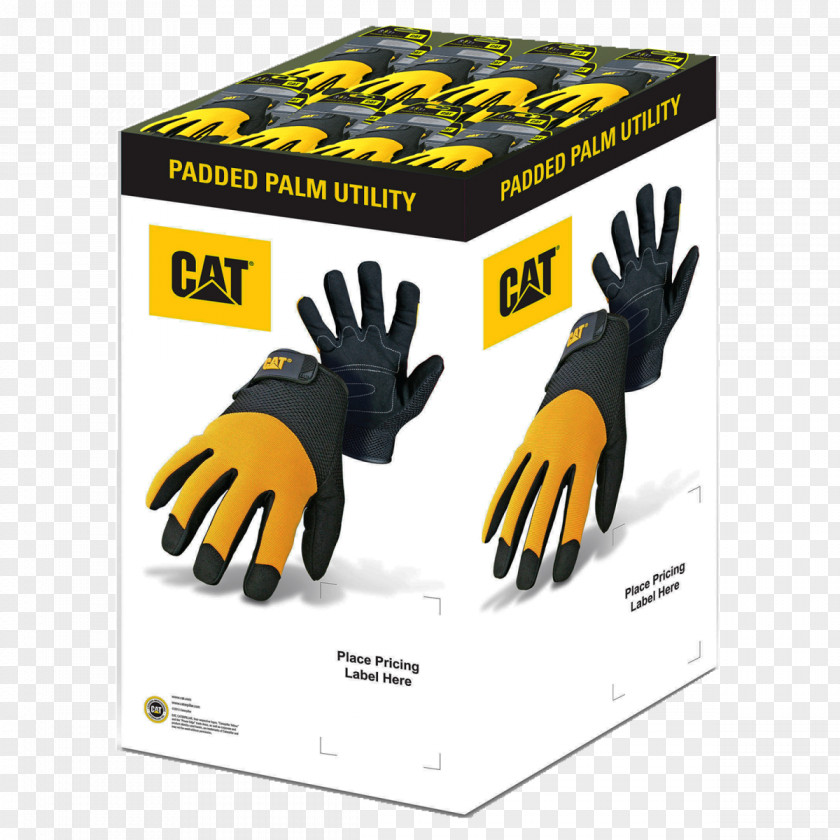 Cat Caterpillar Inc. Glove Floor PNG
