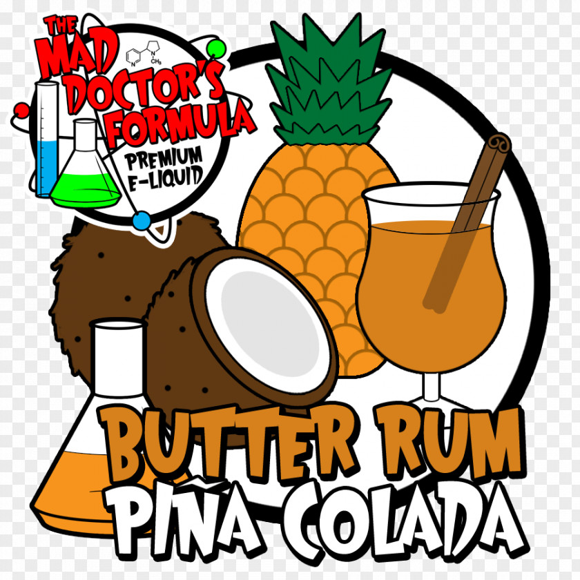 Drink Piña Colada Cream Hot Buttered Rum Crème Caramel PNG