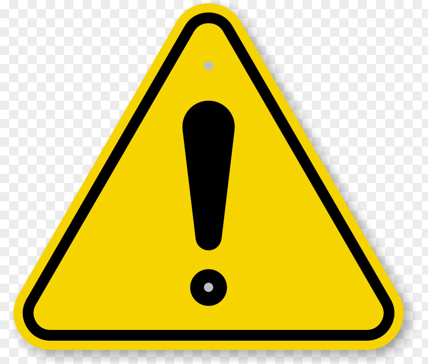 Exclamation Mark Warning Sign Safety Hazard Symbol PNG