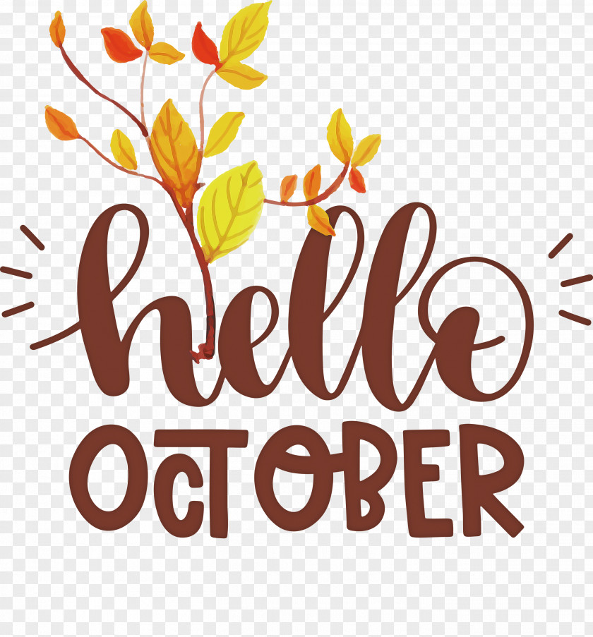 Hello October October PNG