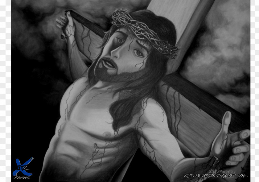 Jesus Cristo Drawing Paper Pastel Pencil Portrait PNG