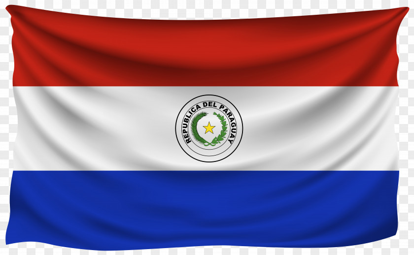 Shriveled Flag Of Paraguay T-shirt Font PNG