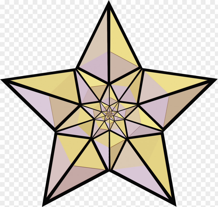 Triangle Star Symmetry PNG