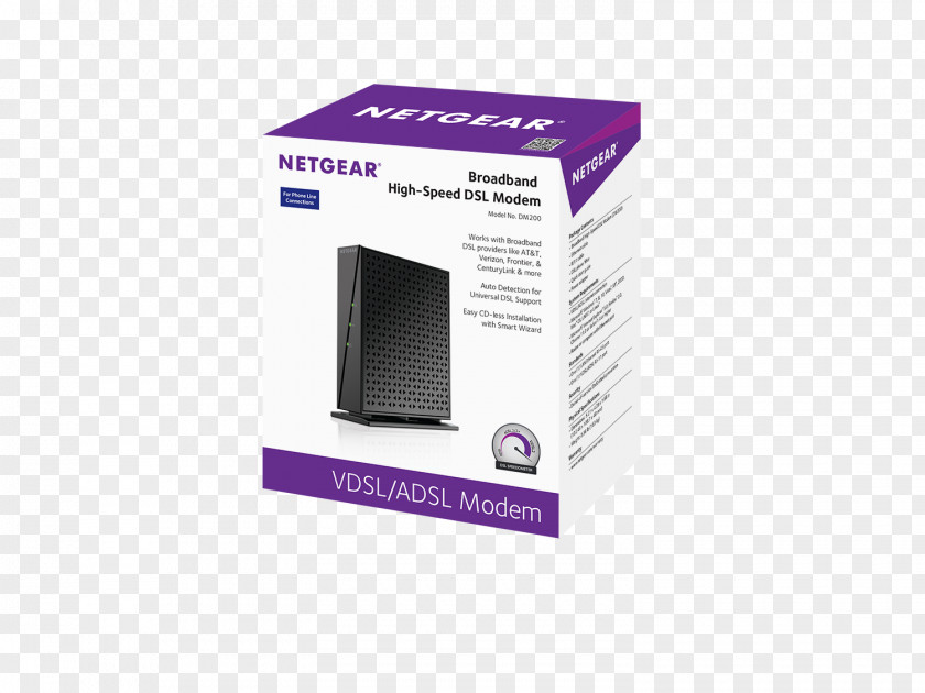 Adsl VDSL DSL Modem Netgear Digital Subscriber Line PNG