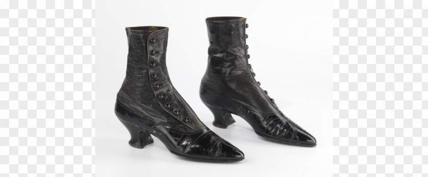 Black Leather Shoes 1900s In Western Fashion Shoe Riding Boot PNG