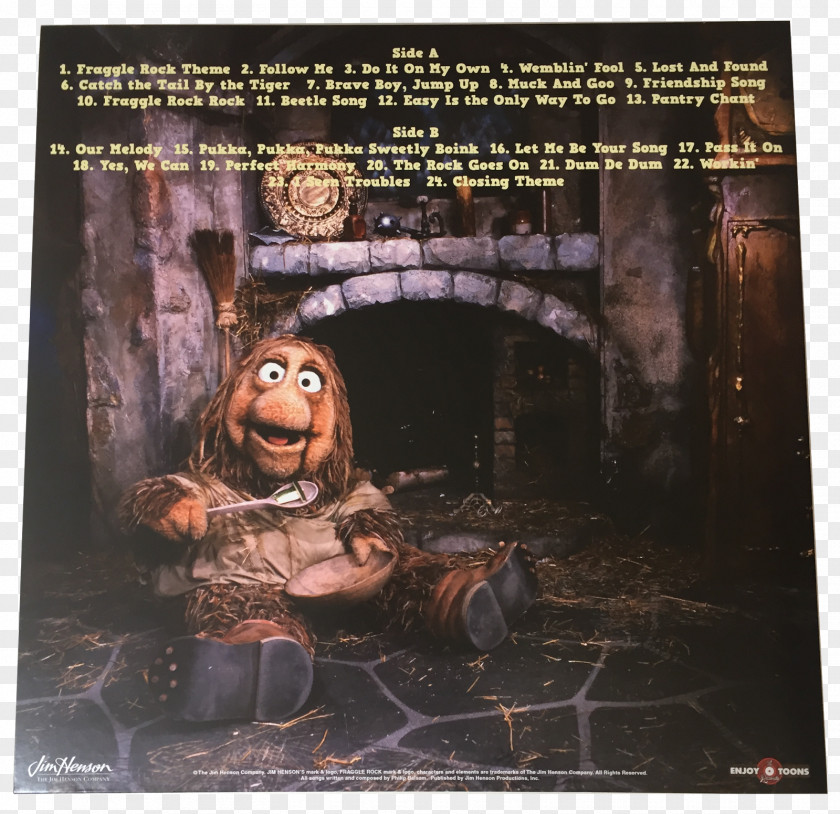 Boober Phonograph Record The Muppets Catch Tail By Tiger LP PNG