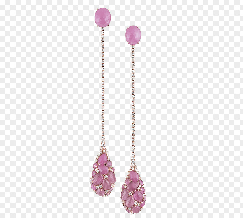 Gemstone Earring Necklace Body Jewellery PNG