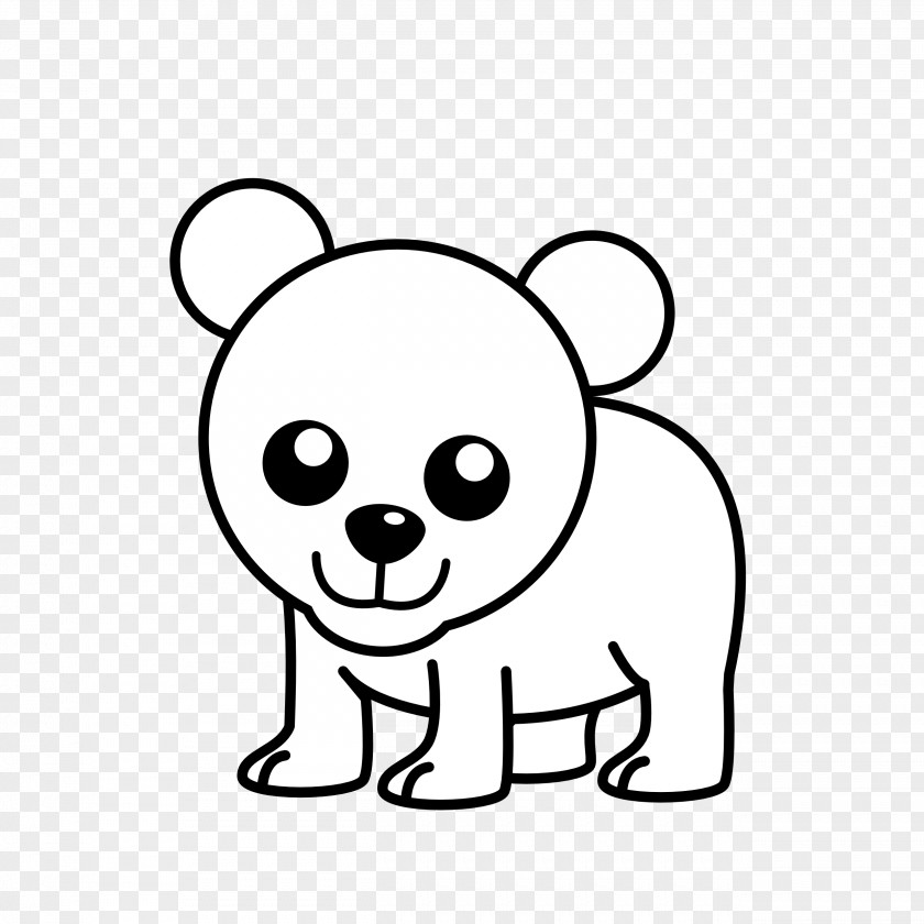 Polar Bear American Black Clip Art PNG