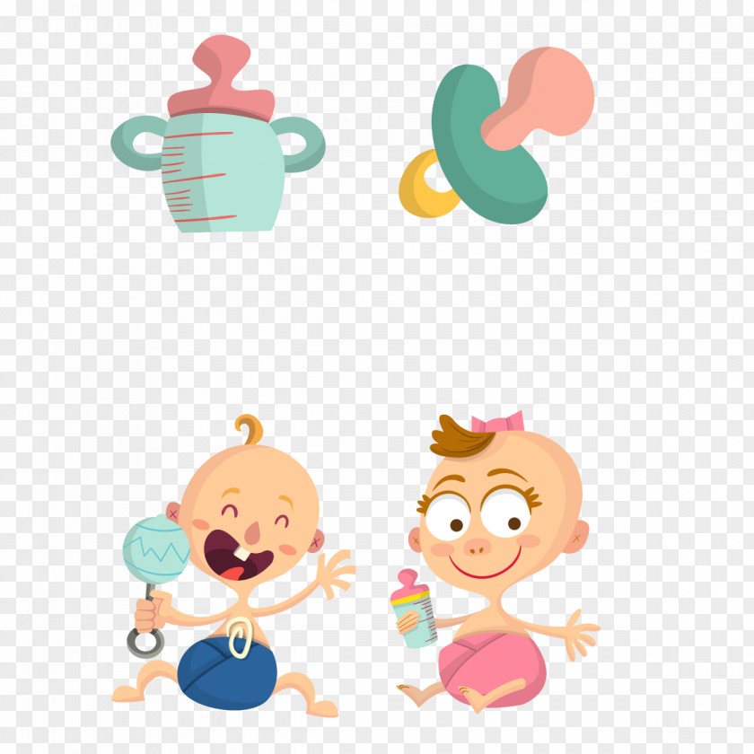 Vector Baby Boy Infant PNG