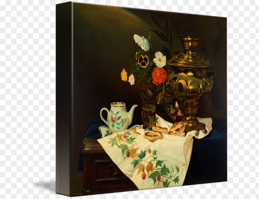 Breakfast Still Life Photography Russian Cuisine Gallery Wrap Canvas PNG