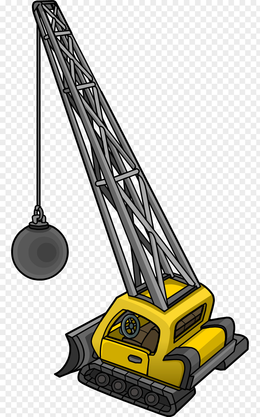 Ceramic Crane Clipart Club Penguin Construction Heavy Machinery Wiki PNG