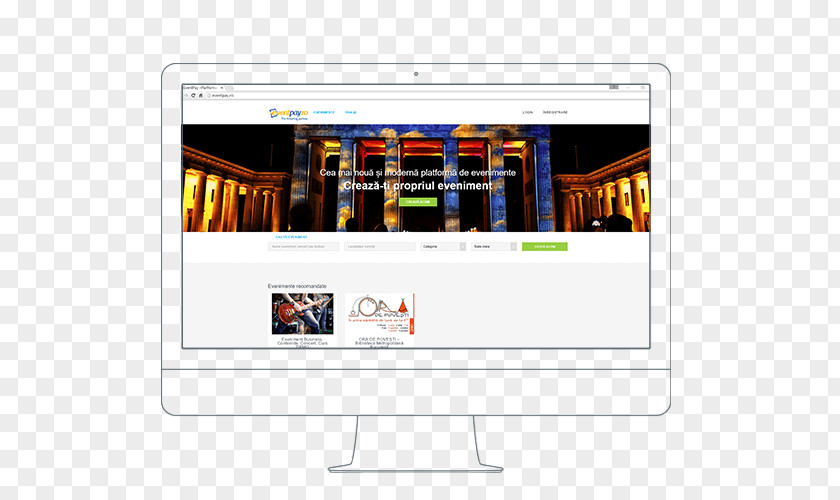 Interface Demonstration Display Device Brandenburg Gate Advertising Multimedia PNG