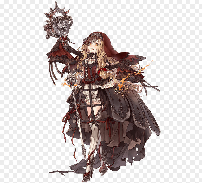 SINoALICE Little Red Riding Hood Cleric Character Costume PNG