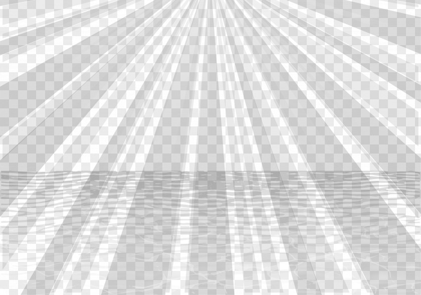 Background Vector Sea Light Black And White Line Angle PNG