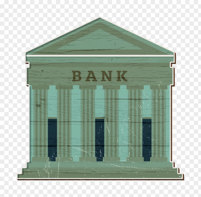 Bank Icon Building Business PNG