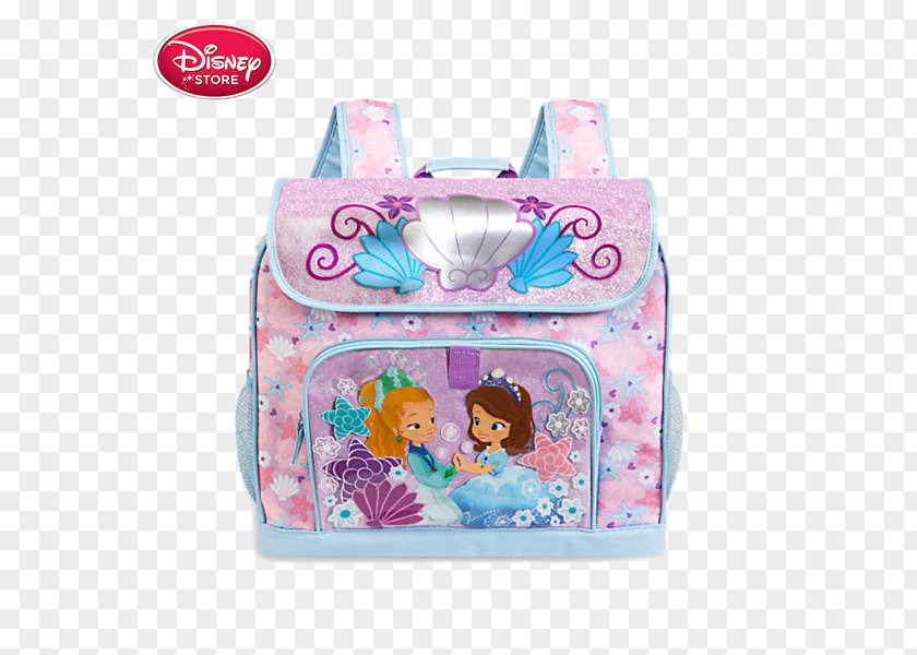 Disney Cartoon Purple Bag Handbag The Walt Company Backpack Satchel PNG