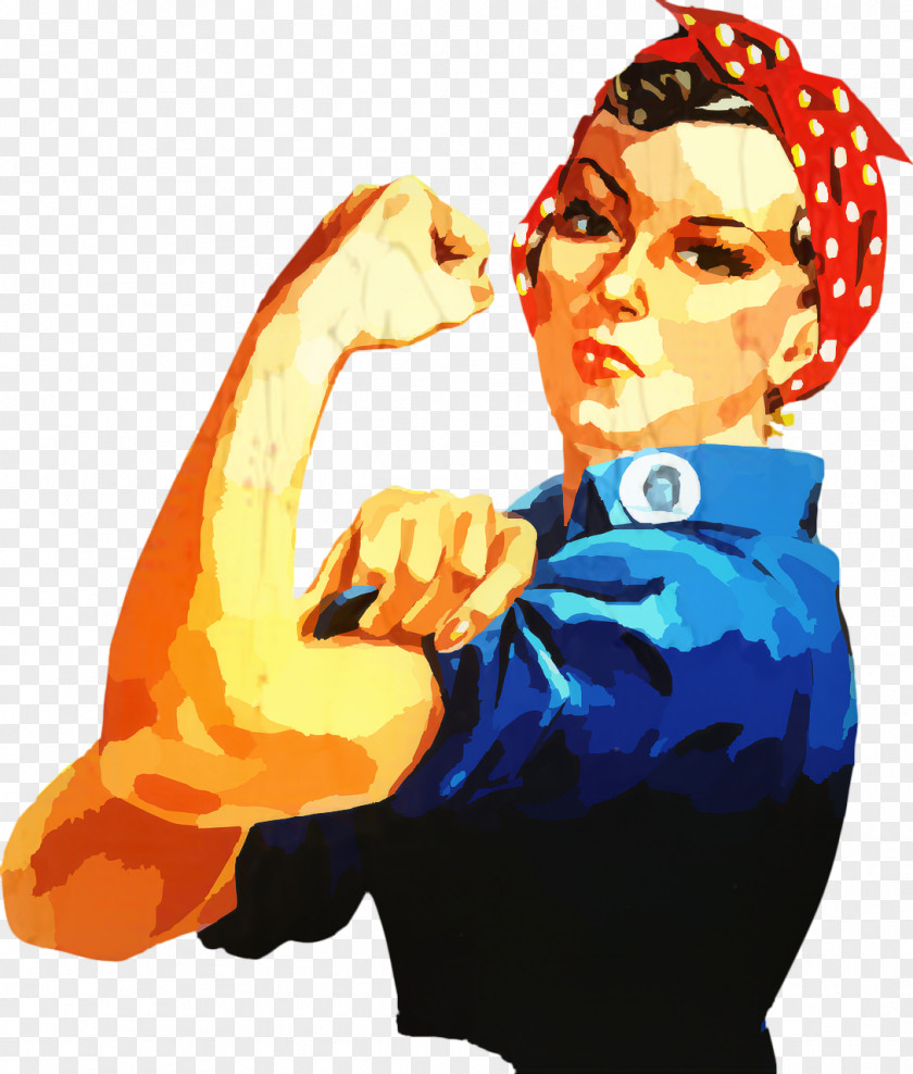 Geraldine Doyle We Can Do It! Rosie The Riveter Poster World War II PNG