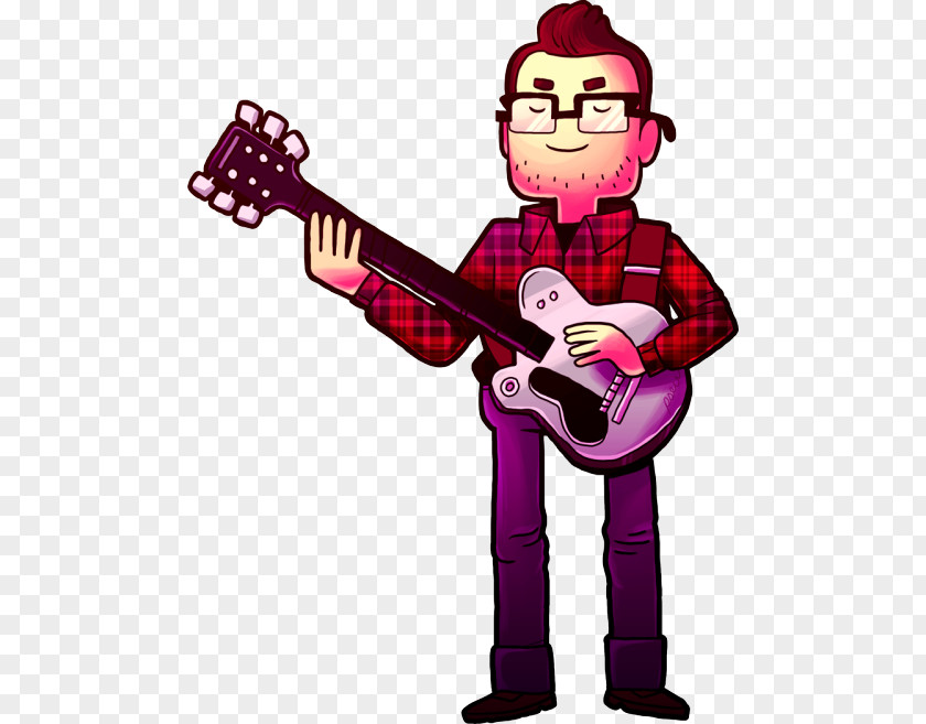 Guitar Character Clip Art PNG