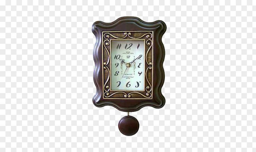 Retro Clock Furniture PNG