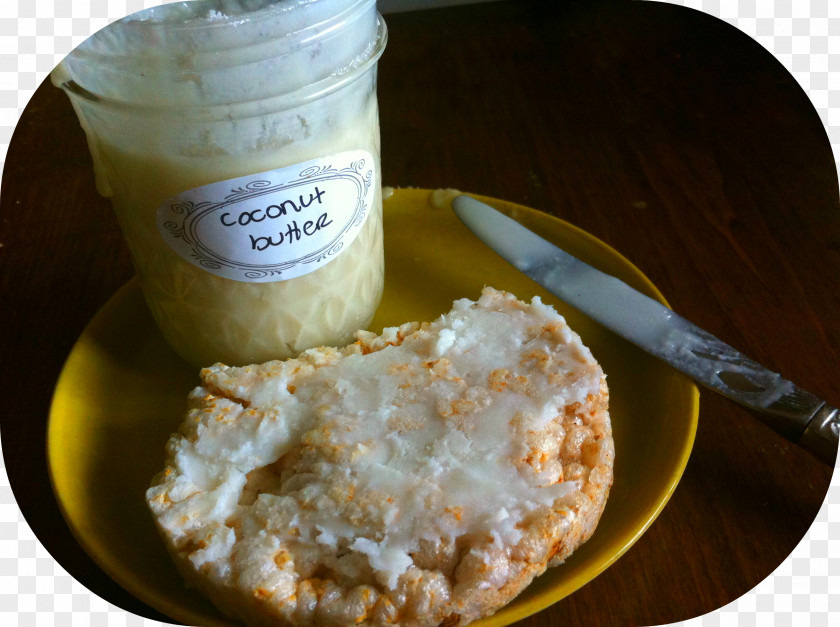 Breakfast Rice Cake Coconut Frosting & Icing Butter PNG