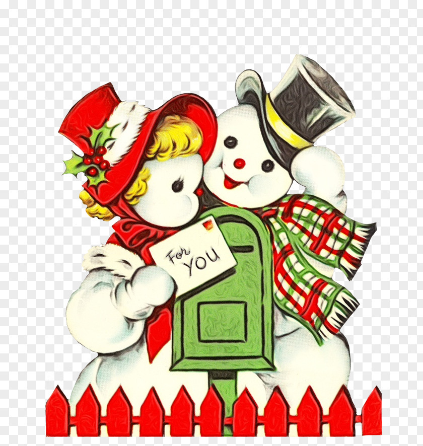 Happy Love Cartoon Christmas Tree PNG
