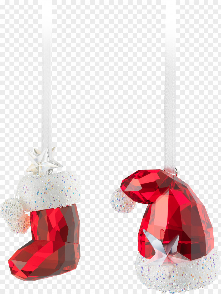 Kaya Scodelario Santa Claus Christmas Ornament Swarovski AG Hat PNG