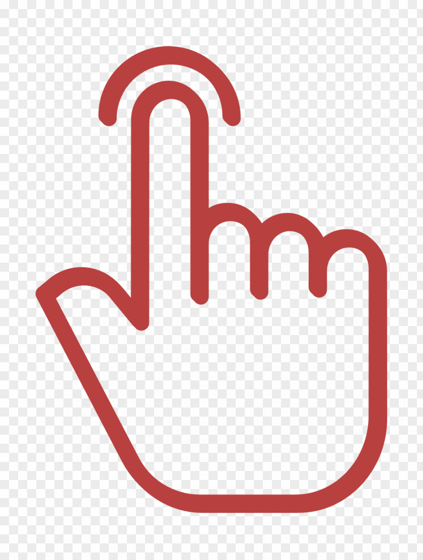Logo Finger Click Icon Gestures Tap PNG