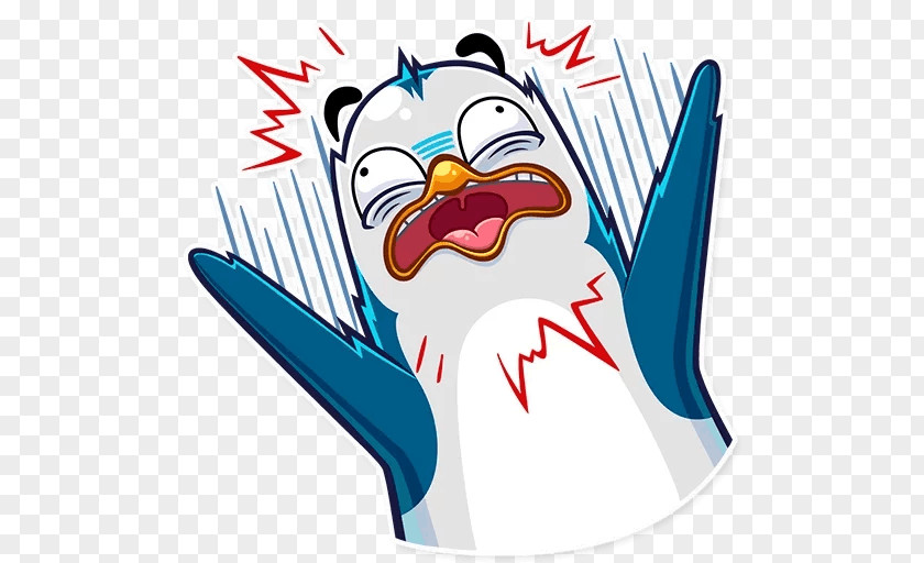 Penguin Clip Art Telegram Sticker Text PNG