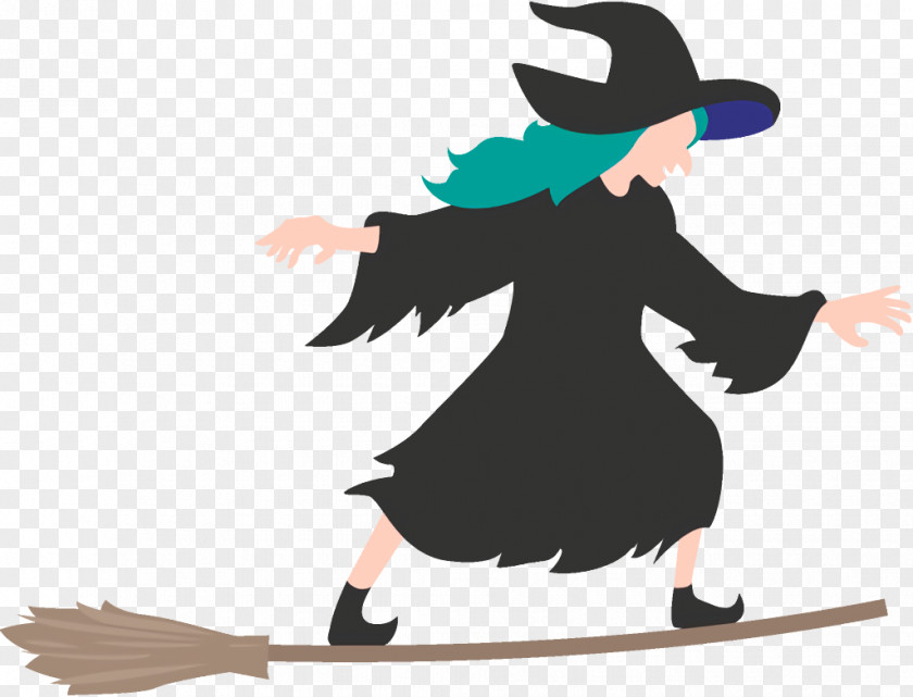 Recreation Animation Witch Halloween PNG