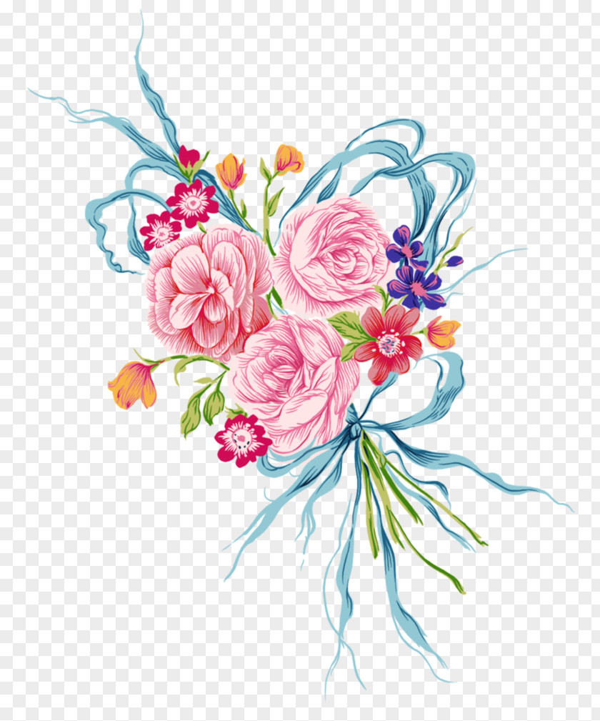 Secret Garden Wind Watercolor Painting Flower PNG