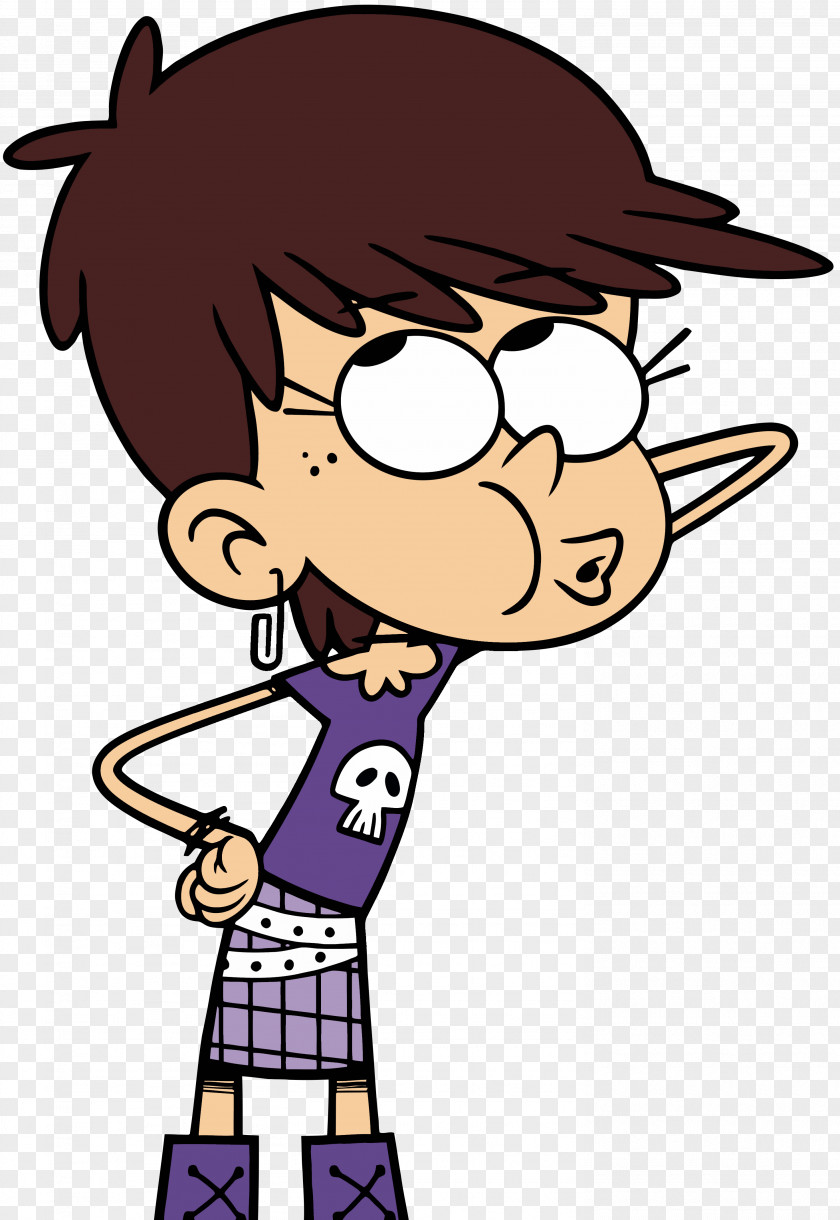 Style Gesture Luna Loud Cartoon PNG